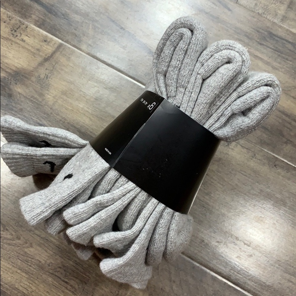 NIKE EVERYDAY CUSHIONED CREW 6 pairs SOCKS set NWT - Picture 5 of 16